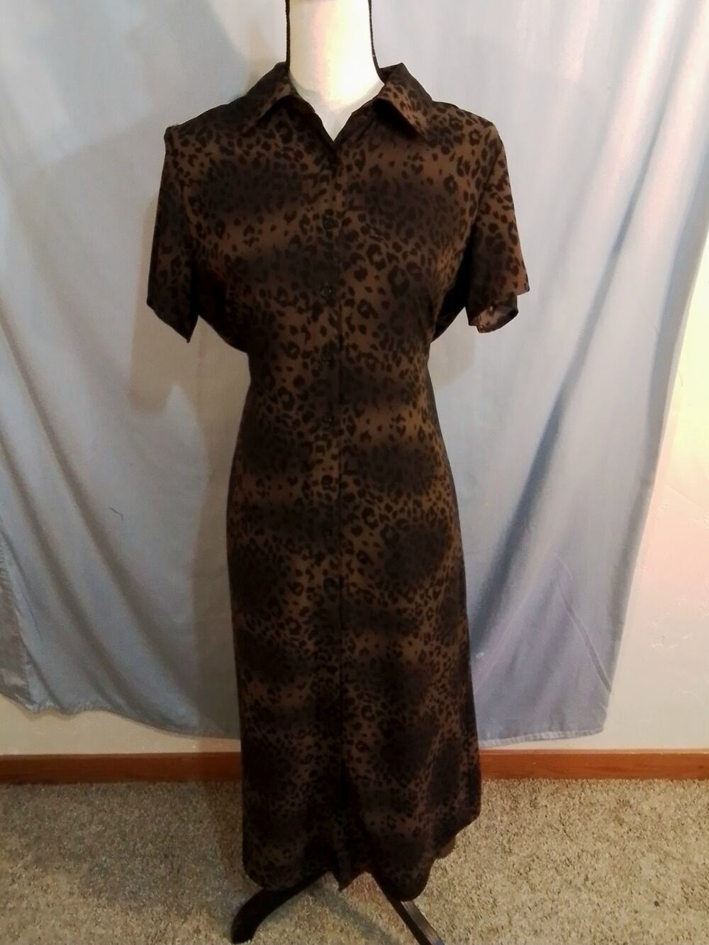 Sag harbor Cheetah or Lepard print dress